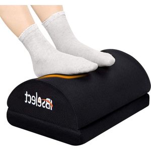 Voetsteun voor onder bureau - schuim beenverhoger - afneembare hoes - reizen - kantoor woonkamer - HBselect Foot rest
