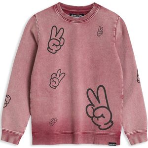 4PRESIDENT Sweater meisjes - Purple - Maat 92 - Meisjes trui
