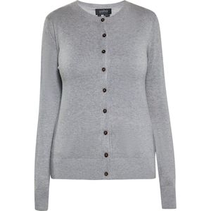 usha - BLACK LABEL - Gebreid Vest - Grijs Gemêleerd