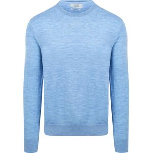 King Essentials The John Pullover Merino Lichtblauw - Maat XL - Heren - Pullovers