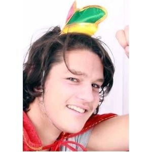 3x stuks mini prinsenmuts rood/geel/groen - Prins Carnaval
