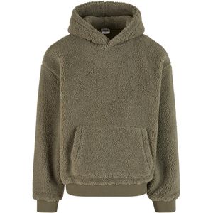 Urban Classics - Tb7265 - Trainingspak - Groen - Oversized Teddy Hoody