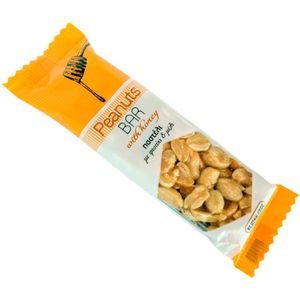 Melekouni Pasteli Peanuts 40gr 4 stuks | Noten Glutenvrij | Energybars | Honing
