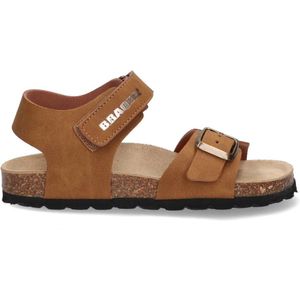 Braqeez 424418-713 Jongens Sandalen - Bruin - Leer - Klittenband