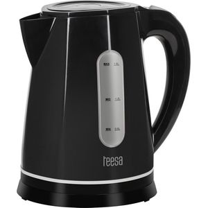 Teesa TSA1020B - Draad- en geruisloze waterkoker, 1,8 liter, zwart