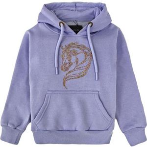 S&C - Hoodie - Lila - Paard - Glitters