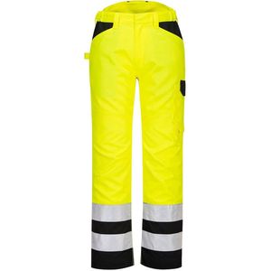 Portwest PW2 Hi-Vis Service Broek PW241 - Geel/Zwart - 34