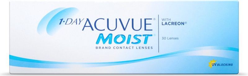 +1.25 - 1-DAY ACUVUE® MOIST - 30 pack - Daglenzen - BC 8.50 - Contactlenzen