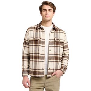 Lee - Relaxed Overhemd - Beige - Wolmengsel - Met Klepzakken