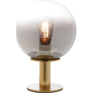 Brilliant Lamp Gould tafellamp goud/rookglas metaal/kunststof goud 1x A60, E27, 52 W