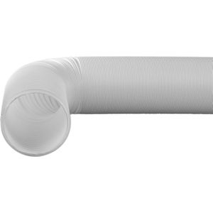 Afvoerslang, airconditioning met adapter, slangairconditioning, 150 mm, lengte 150 cm, airconditioning afvoerslang, slangverlenging, airconditioning, afzuigkap, wasdroger