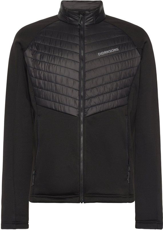 Didriksons - Terje - Hybride Vest - Zwart - Polyester/Elastaan