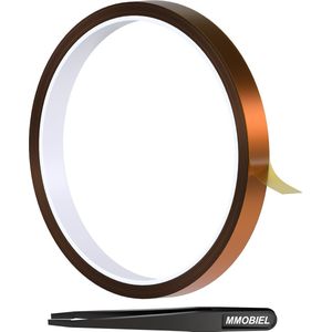 MMOBIEL 12mm ESD Hittebestendige Polyimide Tape 30m Hittebestendig tot 280°C.