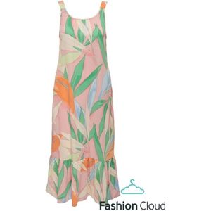 Only Lalma Life Vis Noemi Long Dress Coral Cloud MULTICOLOR L