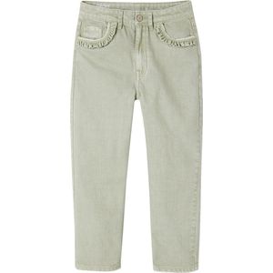 Rechte Meisjesbroek - Versleten Effect - 100% Katoen - Heupomtrek Medium