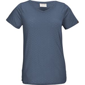Killtec dames shirt - shirt dames KM - blauw print - 39427 - maat 42