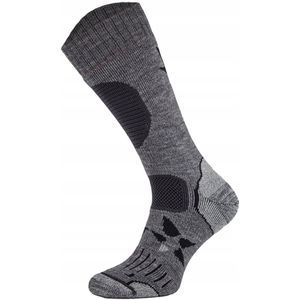 TODO Black Peak Merino Wandelsokken Maat 47-50 Grijs