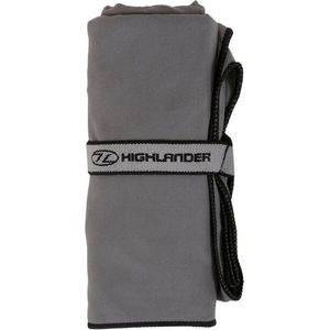 Highlander Handdoek 85 X 150 Cm Microfiber Grijs 2-delig