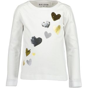 Blue Seven - Meisjes Shirt - Wit - Maat 98