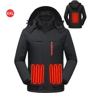 Nivard Elektrische Kleding Warm - Heating Jacket - Jas Met Verwarming - Thermo Jas - Verwarmde Jas - Heren - Maat L - Zwart