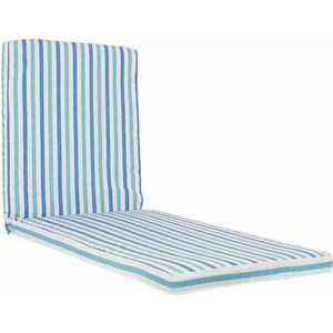 Kussen DKD Home Decor Hangmatten 190 x 60 x 5 cm Strepen Wit Hemelsblauw Marineblauw (190 x 60 x 5 cm)