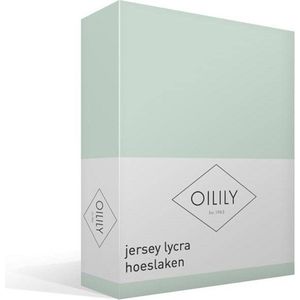 Oilily Jersey Lycra - Hoeslaken - Tweepersoons - 140/160x200/220 cm - Green