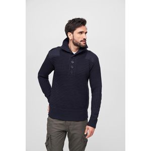 Heren - Mannen - Dikke kwaliteit - Casual - Menswear - Urban - Modern - Streetwear - Pullover - Alpin - Zipped navy