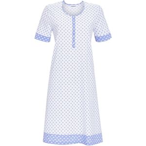 Katoenen nachthemd zeesterren blauw - Blauw - Maat - 36