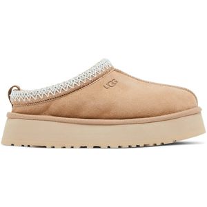 Huisslippers - Zand - Pantoffel - Plateau - Rond