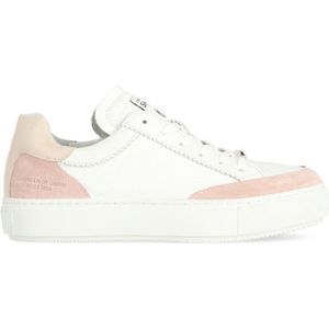 Shabbies Amsterdam Sneaker White/Pink - Maat 37
