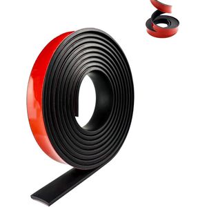 Self Adhesive Rubber Strips - 25mmx3mmx3m - Solid Rubber Profiles - Sealing Tape - Rubber Mats voor DIY Seals