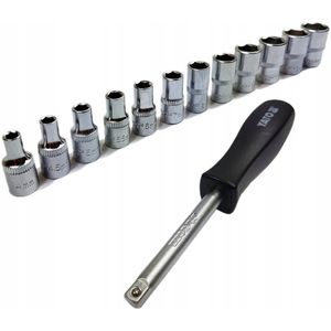 Yato Schroefgreep met 1/4"" Dopsleutel Set (4-13mm)