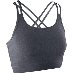 Spiro Dames/dames Fitness Mouwloze Gewas Top (Phantom Grijs)