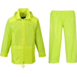 Essentials - Regenpak - Geel - Lichtgewicht - Set