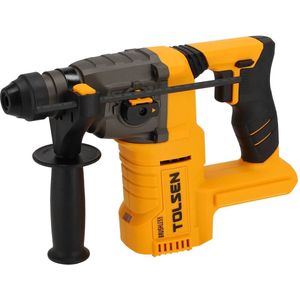 Tolsen Boormachine op Accu 20V Li-ion - Boorhamer - 2.5J - SDS-Plus - Anti-vibratie - voor beton, staal en hout - Losse body (geleverd zonder accu en lader)