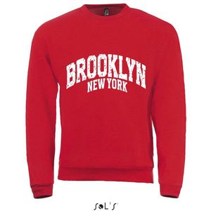 Sweatshirt 2-211 Miami Florida - Rood, xS