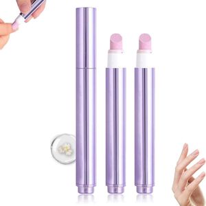 Nagelpolijstmachine - Nagelpolijstmachine - 2-pack 3-in-1 met precisiepunt, nagelriemduwer voor het verwijderen van velletjes, ergonomische duwer en nagelverwijderaar, geniet van manicure thuis