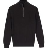 Baileys - Ribgebreide Trui - Katoenen Pullover - Navy - 528419-60
