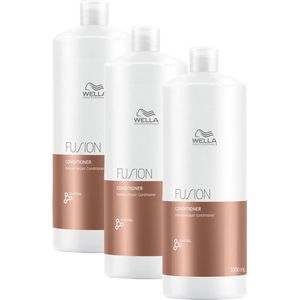 Wella Fusion Conditioner 1000ml - 3 Stuks - Voordeelverpakking