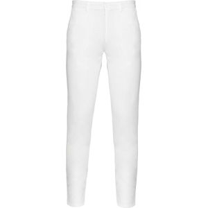 Broek Heren 48 NL (42 FR) Kariban White 98% Katoen, 2% Elasthan