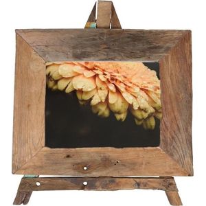 Foto met gele bloem 20 x 30 cm