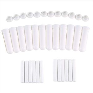 Zeynomax - 12 stuks neusinhalator met essentiële olie en hervulbare lonten voor aromatische therapie