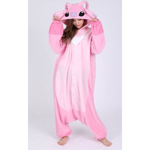 Angel Stitch Onesie (Lilo & Stitch - Disney) - Volwassenen & Kinderen - Onesize (155-180 cm)