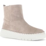 Gabor - Winterlaarzen - Lichtbeige - Plateau Enkellaars met Praktische Binnenzijde Ritssluiting