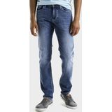 camel active - Madison - Heren Jeans - Blauw - Slim Fit