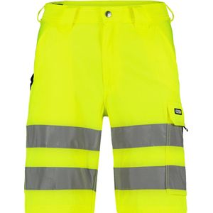 DASSY® Idaho Hogezichtbaarheidsshort - maat 42 - FLUOGEEL