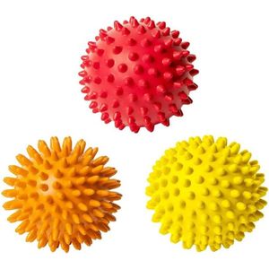Inovra - Spiky Massageballen voor Voet en Rug - Plantaire Fasciitis - Trigger Point Therapie - Pijnverlichting - Oefening Yoga Pilates