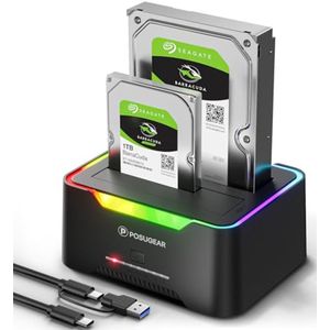 Hard Drive Docking Station voor Snel en Gemakkelijk Gegevensoverdracht