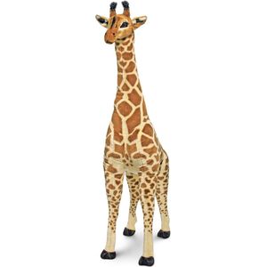 Melissa & Doug Gigantische giraf - Levensecht Knuffeldier - Knuffels voor kinderen - 1,4 meter hoog - Geweldig cadeau voor meisjes en jongens - Van 3+