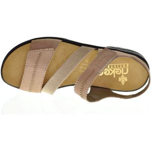 Rieker Beige Damessandaal Steunzolen maat 37